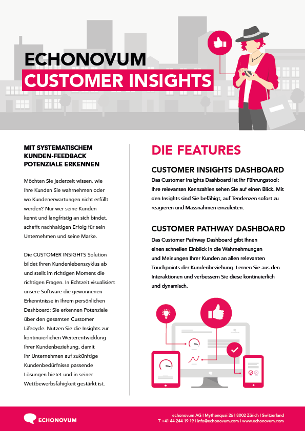 Preview image for download of Factsheet **Customer Insights**